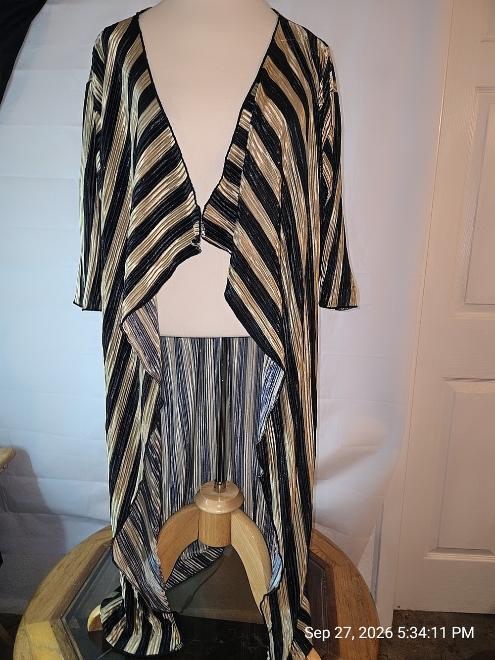 LuLaRoe Kids Bottoms Metallic Silver and Black